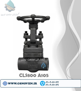 A105 شیرفلکه سوزنی فولادی فورج جوشی کلاس 800 اصطلاحیه